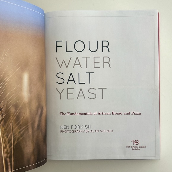 Ten Speed Press Other - Flour Water Salt Yeast By Ken Forkish Hardcover Cookbook